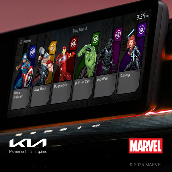 기아 마블 어벤져스 디스플레이 테마